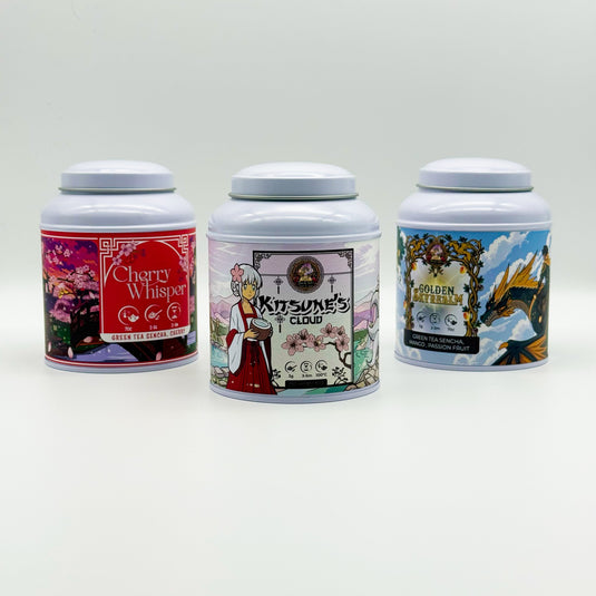 Theeblikken, losse thee in exclusieve bewaarblikken van Tea & Tales