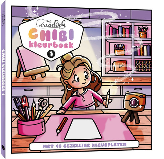 Omslag van CreaChick Chibikleurboek | 1 van CreaChick, paperback