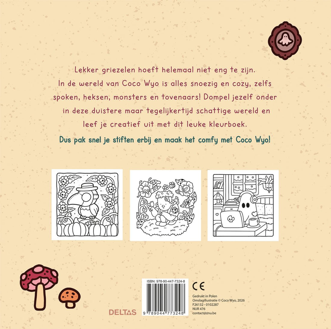 Spooky Cutie Cute & Cozy kleurboek Coco Wyo