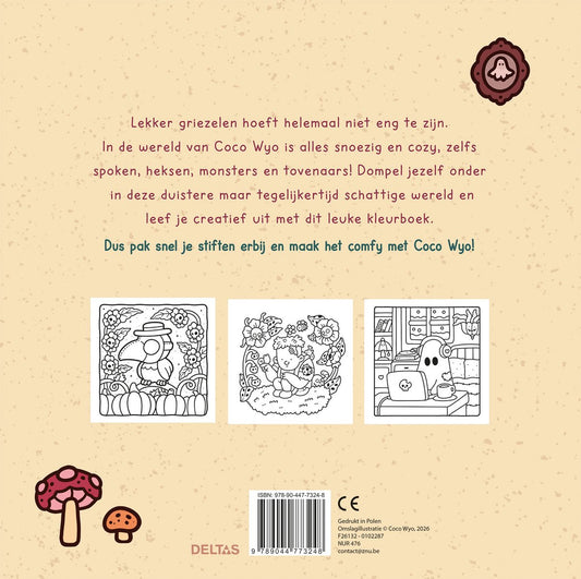 Spooky Cutie Cute & Cozy kleurboek Coco Wyo