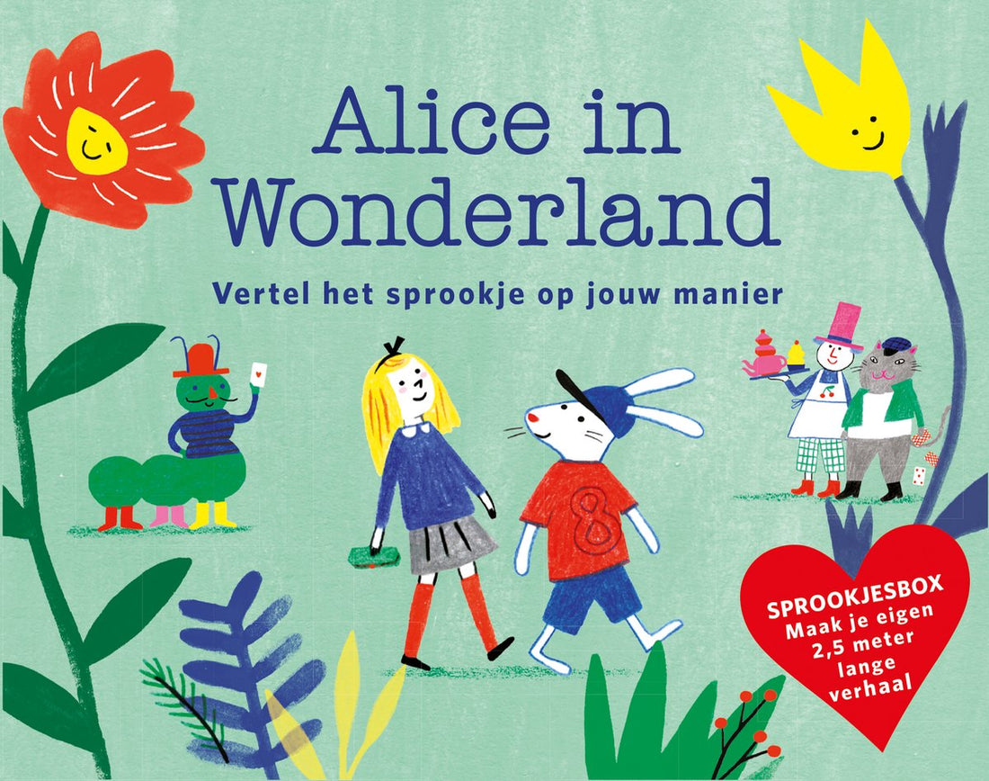 Omslag van Alice in Wonderland - Sprookjesbox van Anne Laval, hardcover boxset
