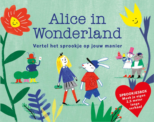 Omslag van Alice in Wonderland - Sprookjesbox van Anne Laval, hardcover boxset