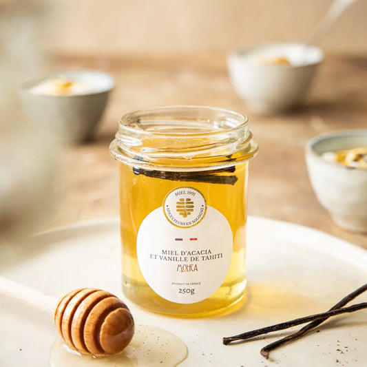 Miel Acacia honing met Tahitiaanse vanille
