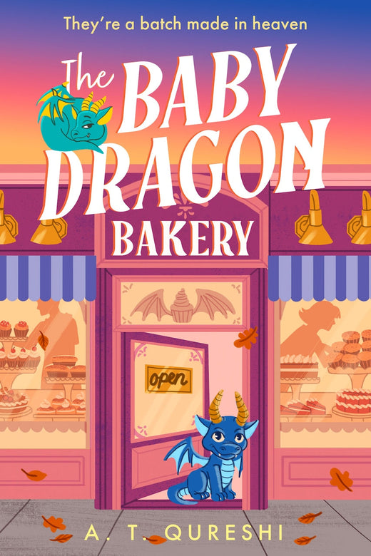 Omslag van The Baby Dragon Bakery van A.T. Qureshi