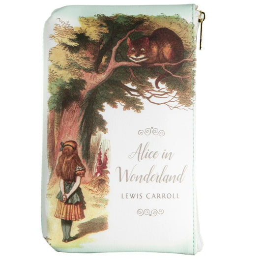Alice in Wonderland Turquoise Book Pouch – boekenetui van Tea & Tales