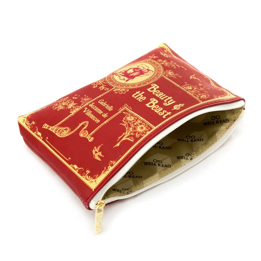 Beauty and the Beast red Book Pouch – boekenetui van Tea & Tales