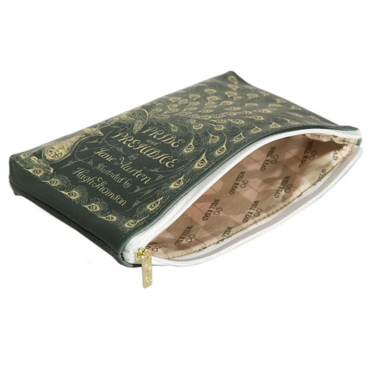 Pride and Prejudice green Book Pouch – boekenetui van Tea & Tales