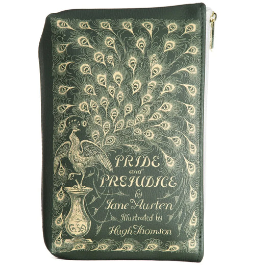 Pride and Prejudice green Book Pouch – boekenetui van Tea & Tales