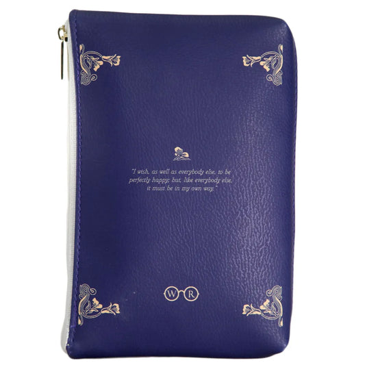 Sense and Sensibility blue Book Pouch – boekenetui van Tea & Tales