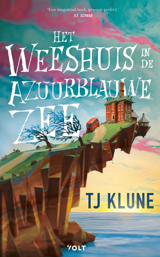 Omslag van Het weeshuis in de azuurblauwe zee van TJ Klune, paperback
