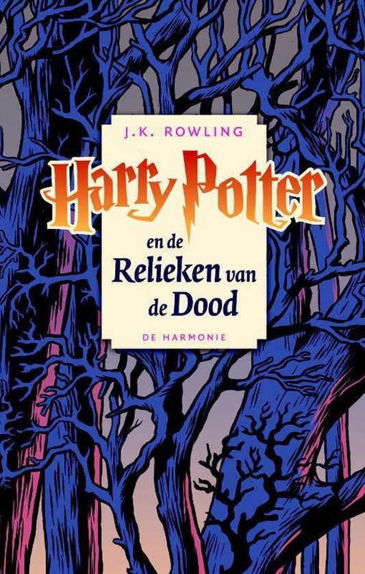 Omslag van Harry Potter en de relieken van de dood van J.K. Rowling, paperback