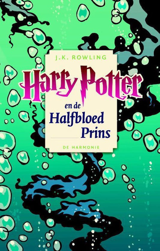 Omslag van Harry Potter en de halfbloed prins van J.K. Rowling, hardcover