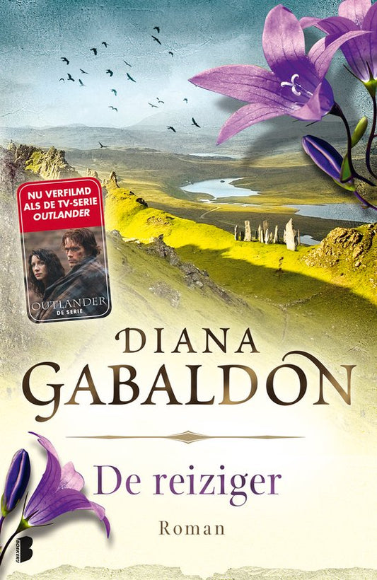Omslag van De reiziger van Diana Gabaldon, paperback