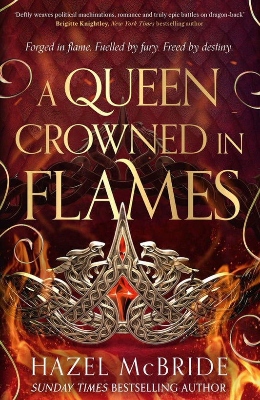 Boekcover van Bonded to Beasts - A Queen Crowned in Flames – Hazel McBride