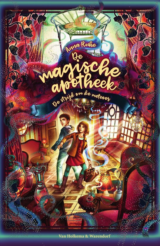 Omslag van De magische apotheek - De strijd om de meteoor van Anna Ruhe, hardcover