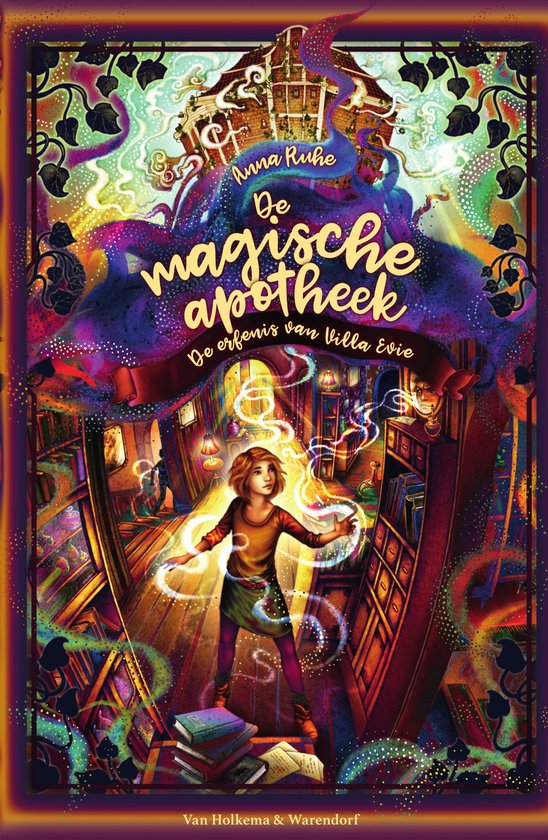 Omslag van De erfenis van Villa Evie van Anna Ruhe, hardcover