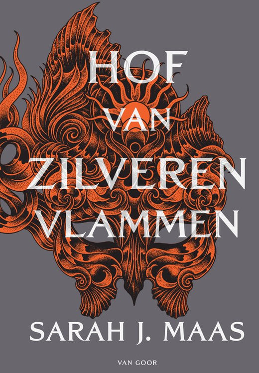 Omslag van Hof van Zilveren Vlammen van Sarah J. Maas, paperback