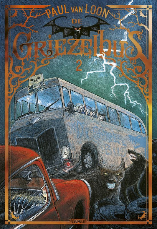 Omslag van De Griezelbus 2 van Paul van Loon, hardcover
