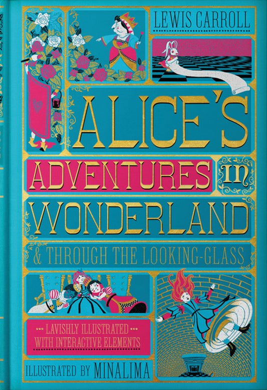 Boekcover van Alice's Adventures in Wonderland & Through the Looking Glass – Lewis Carroll