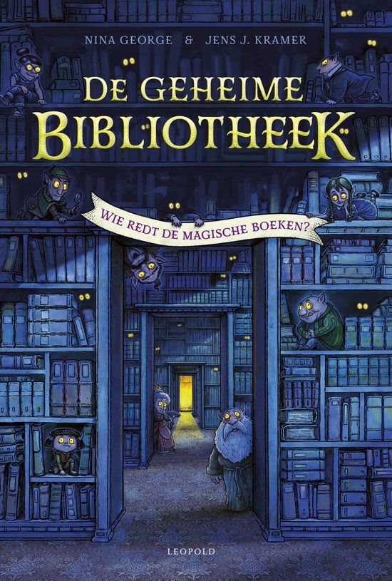 Omslag van De geheime bibliotheek van Nina George, hardcover