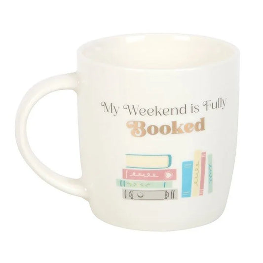 My Weekend is Fully Booked Mug – mok van Tea & Tales