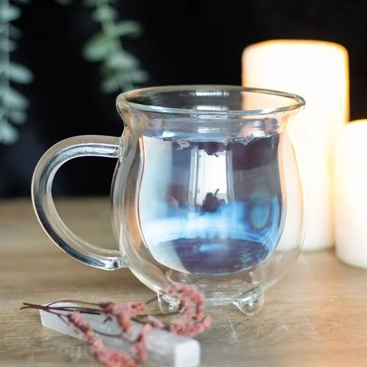 Dubbelwandige doorzichtige ketel mok – mok van Tea & Tales