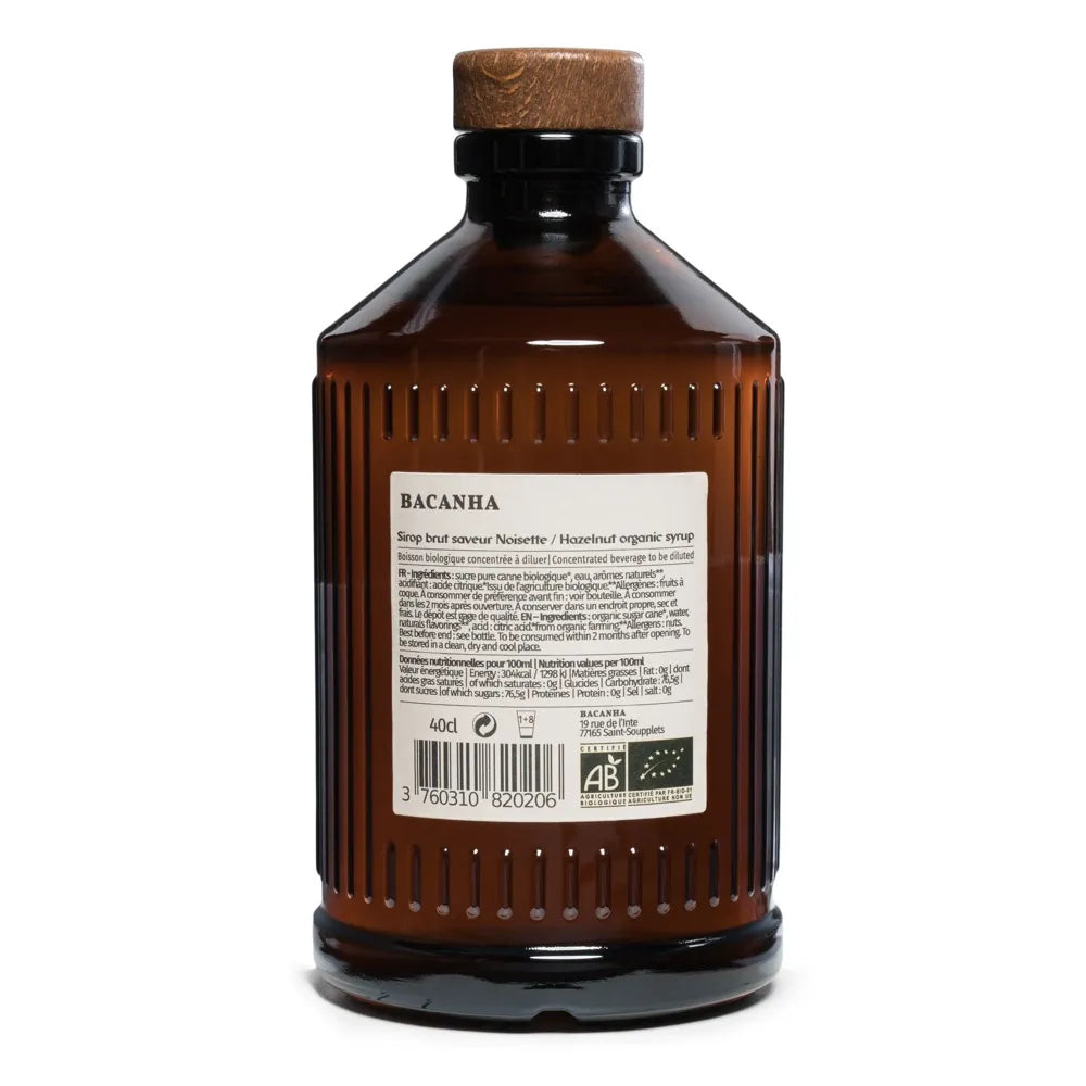 Biologische Hazelnoot Siroop 400ml, Tea & Tales