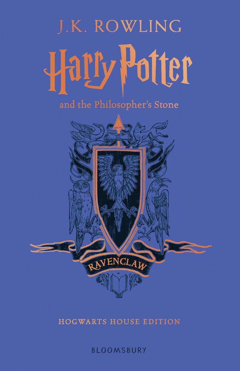 Omslag van Harry Potter and the Philosopher's Stone (Ravenclaw House Edition)