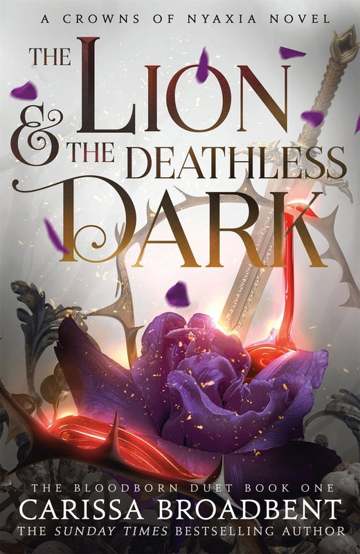 Omslag van The Lion and the Deathless Dark (Sprayed Edges) van Carissa Broadbent