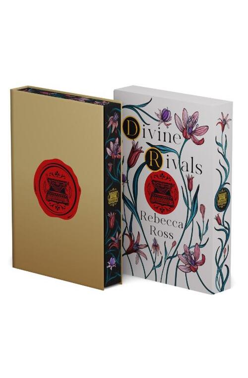 Omslag van Divine Rivals van Rebecca Ross, hardcover