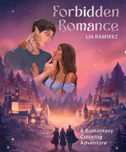 Omslag van Forbidden Romance: A Romantasy Coloring Adventure van Lia Ramirez