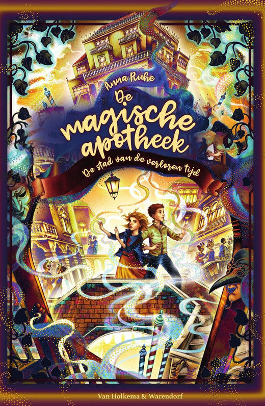 Omslag van De stad van de verloren tijd van Anna Ruhe, hardcover