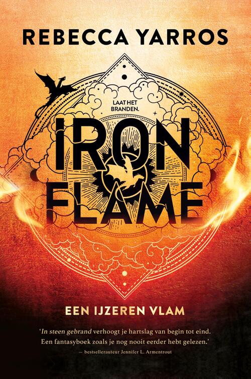 Cover van Iron Flame, Een ijzeren vlam, van Rebecca Yarros