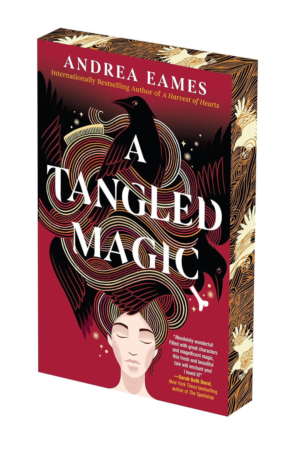Omslag van A Tangled Magic van Andrea Eames, paperback met sprayed edges