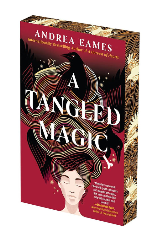 Omslag van A Tangled Magic van Andrea Eames, paperback met sprayed edges
