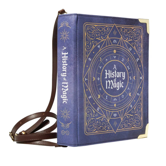 A History of Magic purple Book Crossbody S – boekentas van Tea & Tales