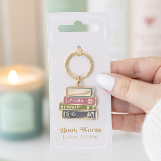 Book Worm sleutelhanger bij Tea & Tales