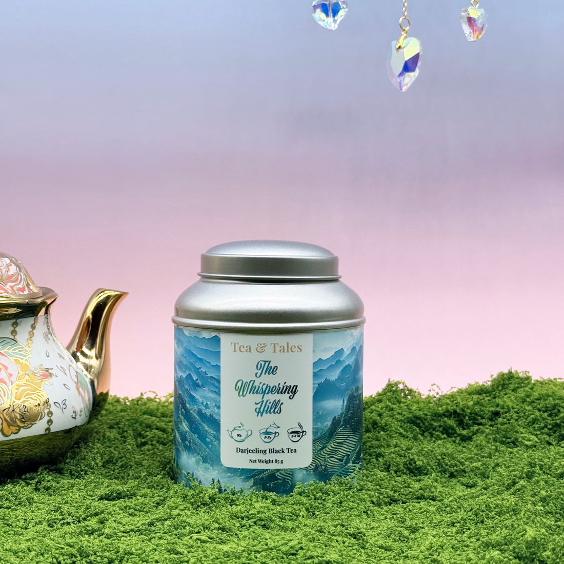 Darjeeling: The Whispering Hills 85g, losse thee van Tea & Tales