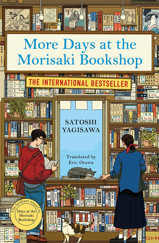 Boekcover van More Days at the Morisaki Bookshop – Satoshi Yagisawa