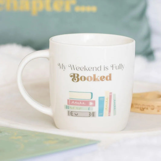 My Weekend is Fully Booked Mug – mok van Tea & Tales
