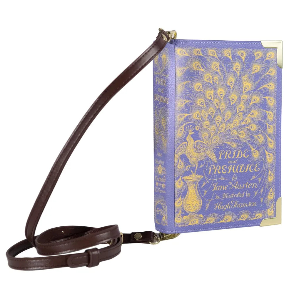 Pride and Prejudice Purple Book Crossbody S – boekentas van Tea & Tales