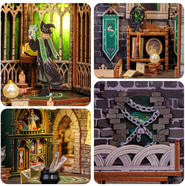 Book Nook Darkness Common Room detail