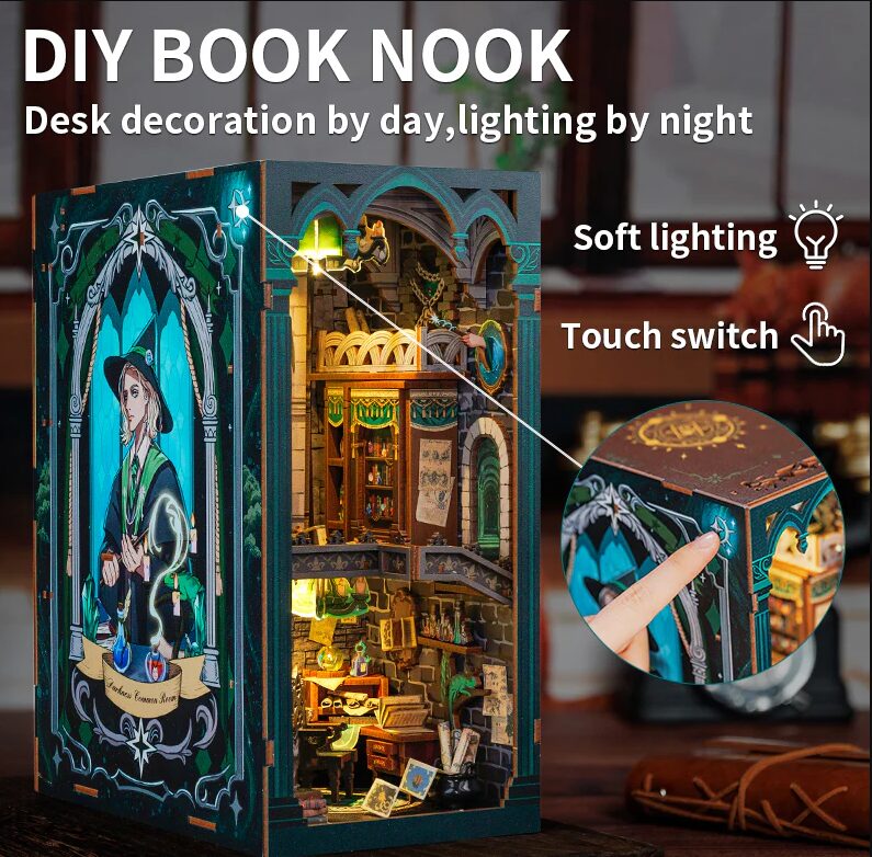 Book Nook Darkness Common Room detail