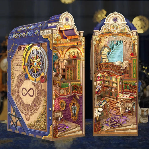 Tonecheer Magical Library book nook, houten DIY bouwpakket voor je boekenkast