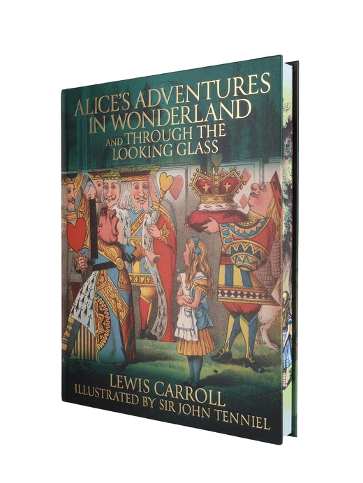Alice's Adventures in Wonderland and Through the Looking Glass (Arcturus Gift Edition, printed edges)