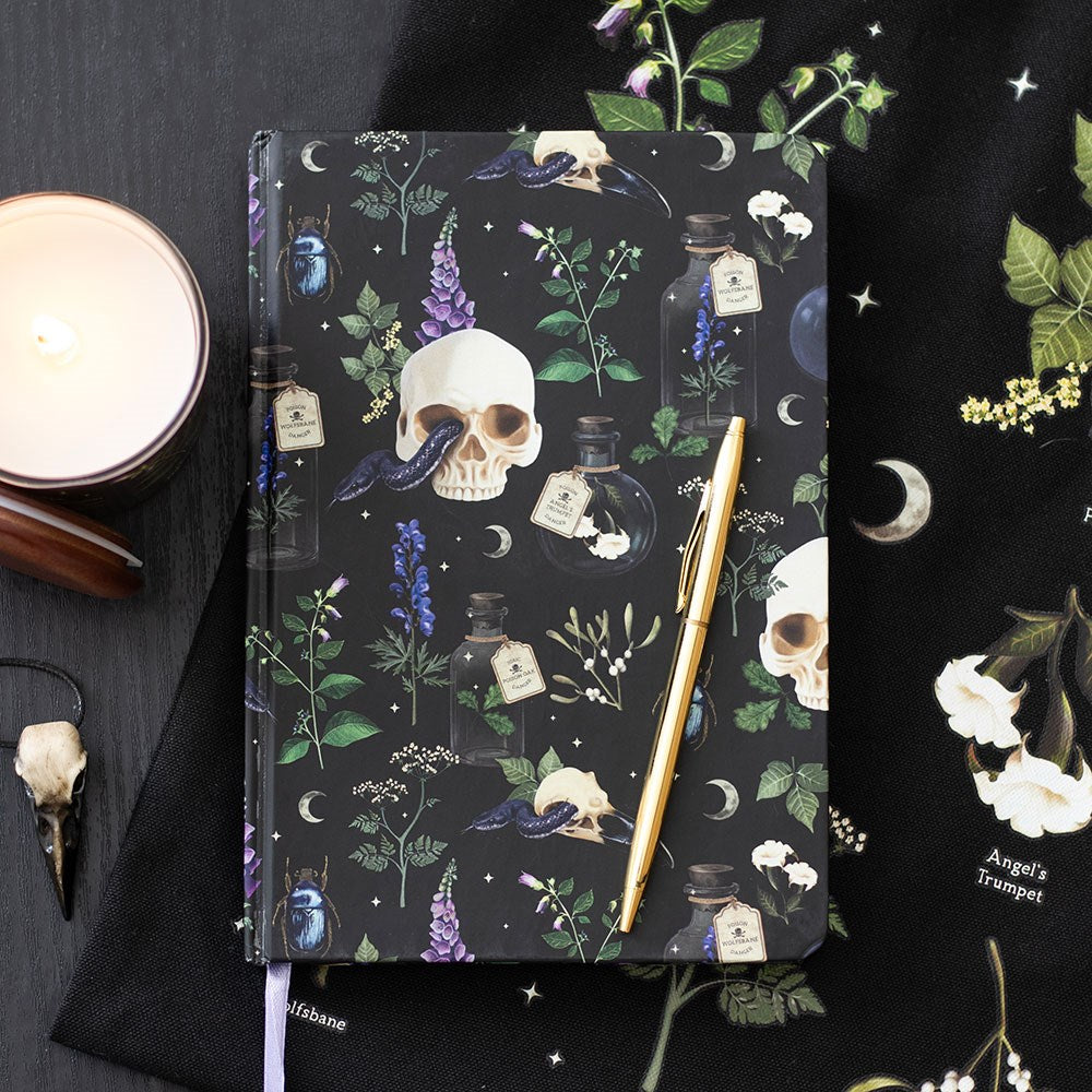 Venom & Vines A5 notitieboek bij Tea & Tales