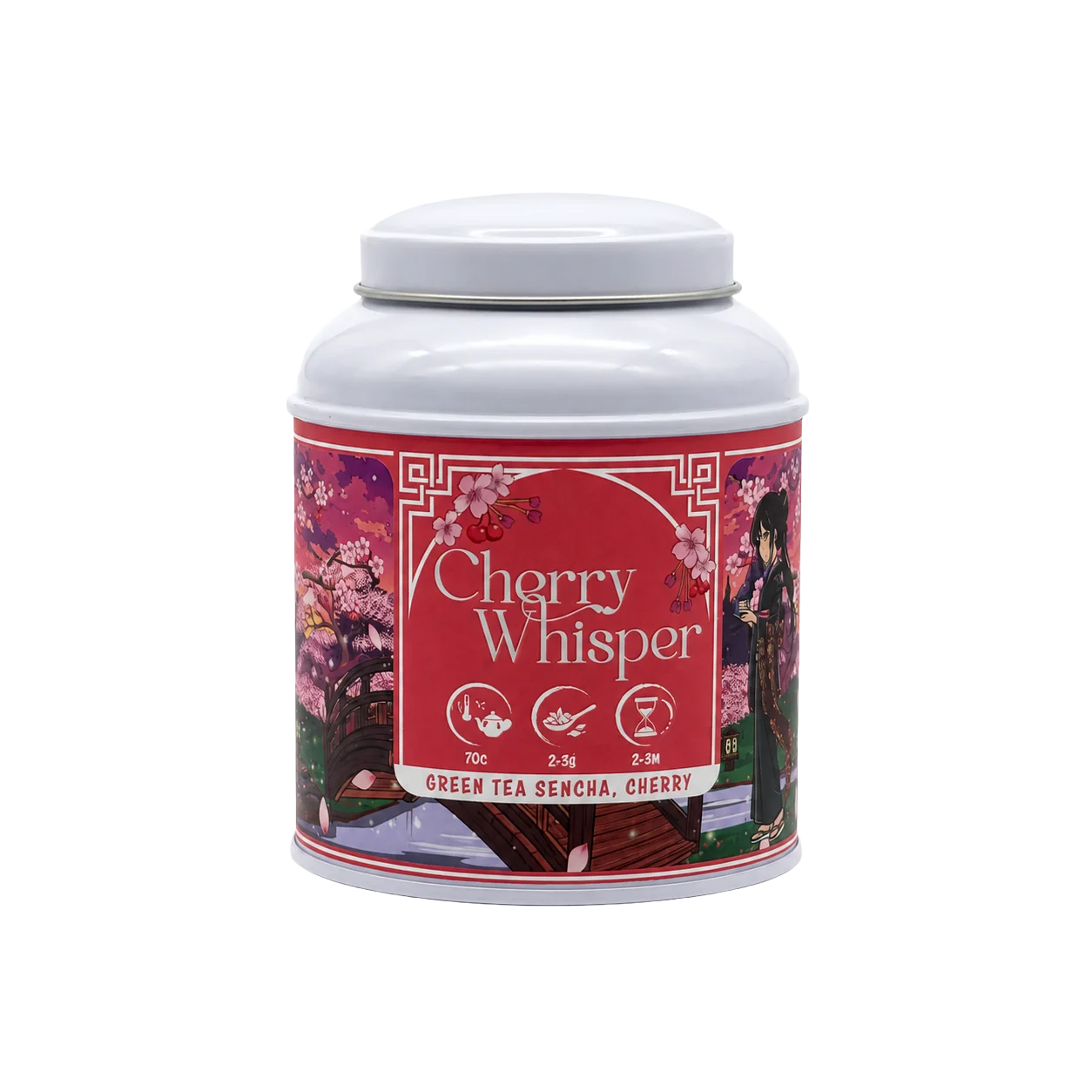 Cherry Whisper 85g – losse thee van Tea & Tales