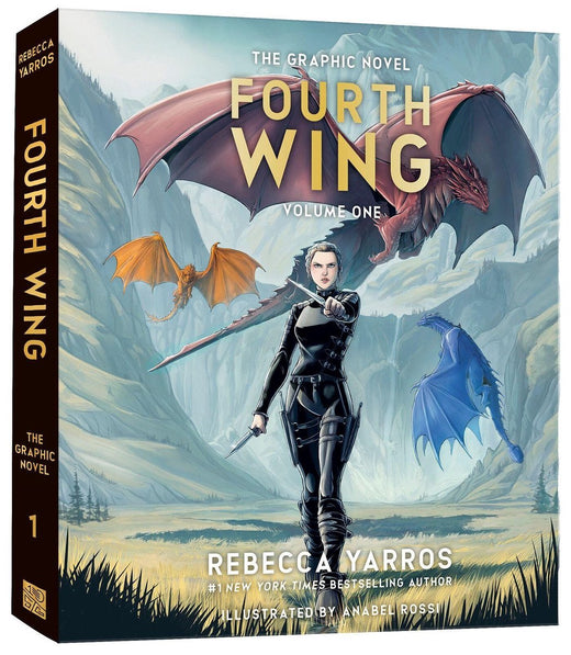 Omslag van Fourth Wing: The Graphic Novel, Volume One van Rebecca Yarros, getekend door Anabel Rossi