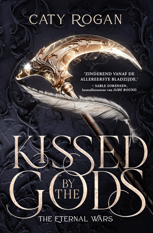 Cover van Kissed by the Gods van Caty Rogan